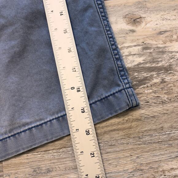 Vintage Tommy Bahama Relax Blue Mens 33 Chino Flat Front Preppy Shorts - Picture 5 of 9